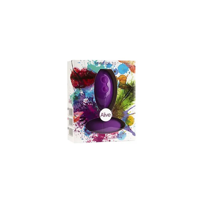 Vibrators Adrien Lastic Alive Magic Egg 30 Ovetto Vibrante Viola