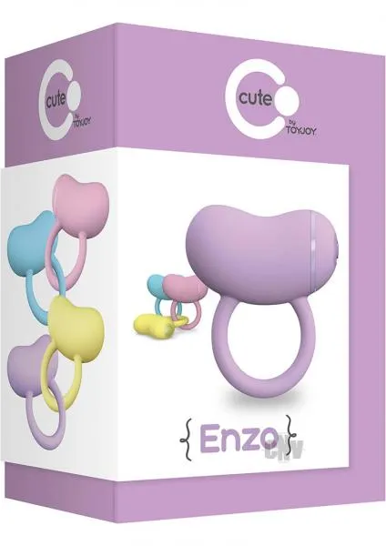 Vibrators Cute Collection Cute Enzo Couples Ring Purple