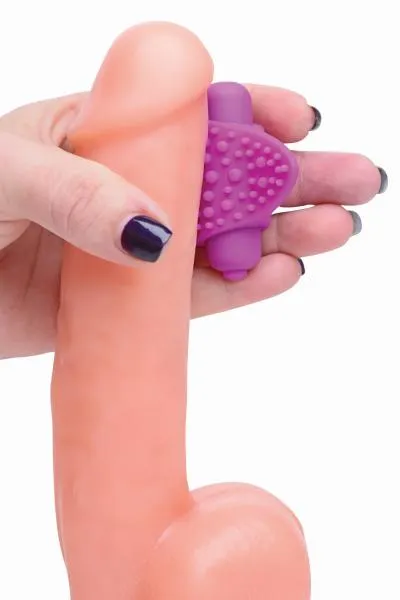 Vibrators Frisky Versa Tingler Cock Ring Finger Vibe Clit Stim Purple