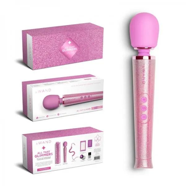 Vibrators Le Wand All That Glimmers Set Pink Le Wand