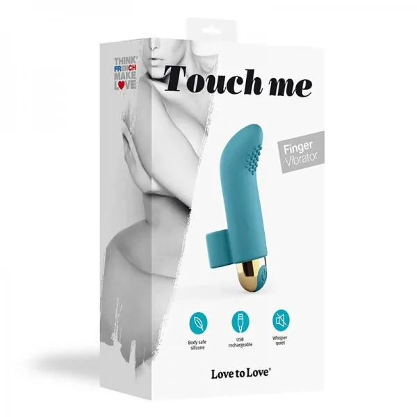 Vibrators Lovely Planet Love To Love Touch Me Blue Finger Vibrator