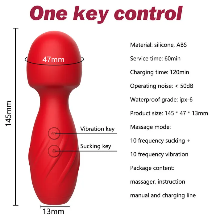 Vibrators OOTYEMO Suck Massage Vibrator for Women