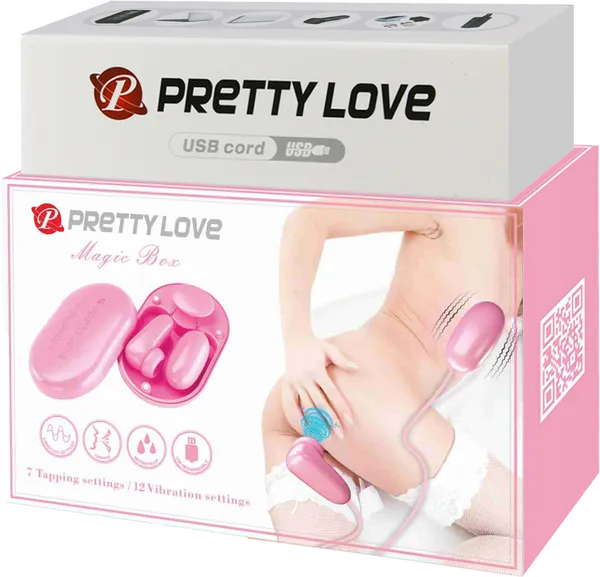 Vibrators Pretty Love Bullet Stimulator Magic Box Pink