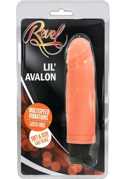 Vibrators Revel Revel Lil Avalon Beige Vibrating Dildo