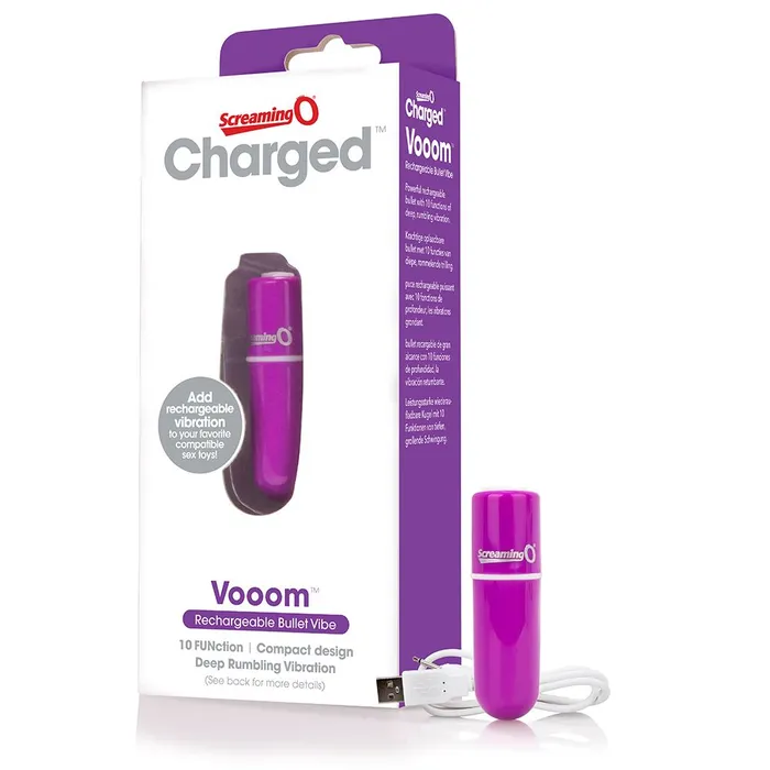 Vibrators Screaming O Charged Vooom Bullet Vibe Purple Lovetwoo