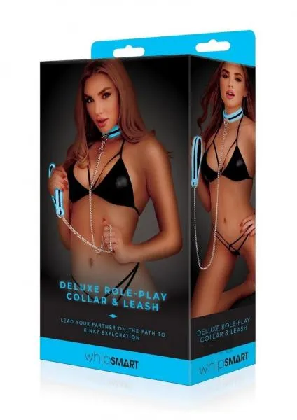 Vibrators Seductucom Whipsmart Gitd Roleplay CollarLeash Blu