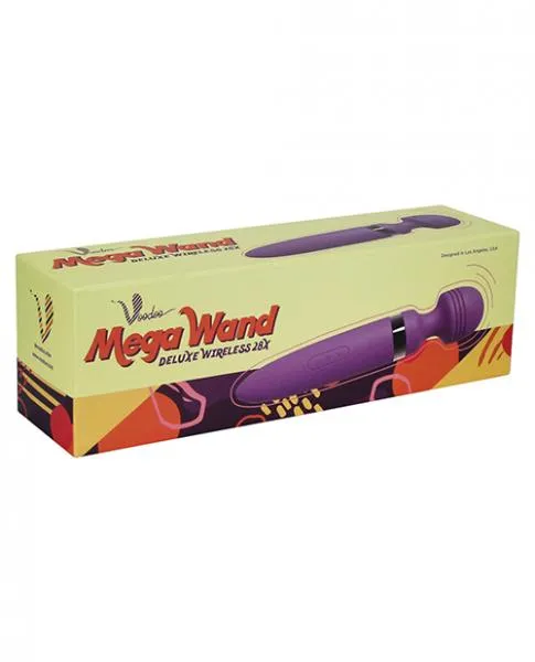 Voodoo Vibrators Voodoo Deluxe Mega Wand 28 X Purple Body Massager