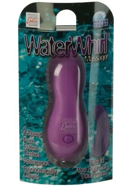 Water Whirl Massager Vibrating 2 Speed 425 Inch Waterproof Purple Seductucom Anal