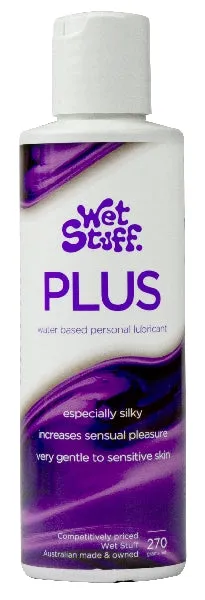 Wet Stuff Plus 270g Gel Works Male Sex Toys