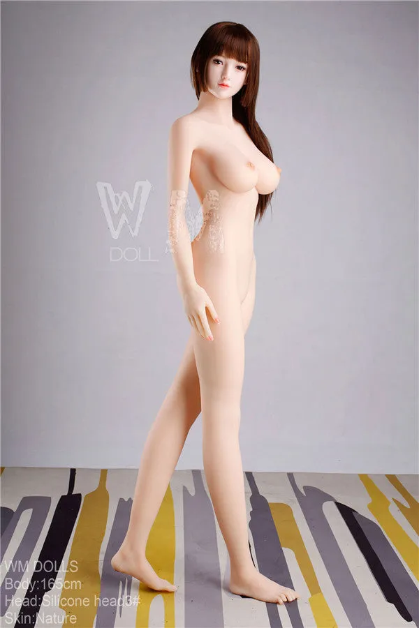 WM Dolls Male Sex Toys Asako 5 4 165cm D Cup Silicone HeadTPE BodyHybrid Sex Doll