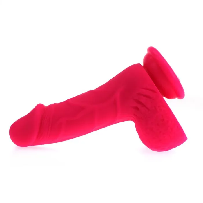 XMEN Female Sex Toys Pedro Thick Realistic Cock with Balls Pink