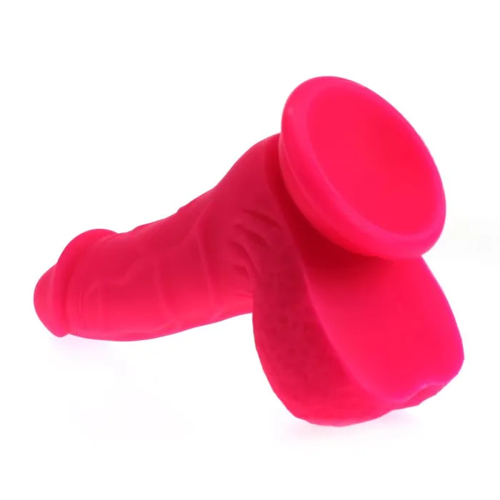 XMEN Female Sex Toys Pedro Thick Realistic Cock with Balls Pink