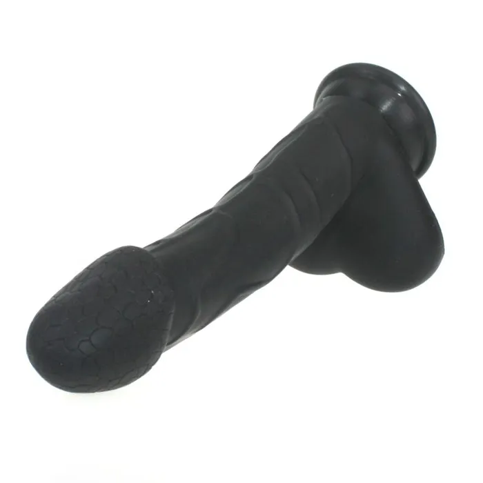 XMEN Female Sex Toys Realistic Cock with Balls Black