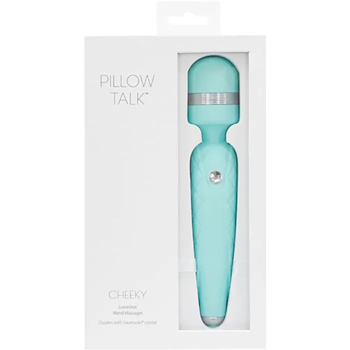 BMS Enterprises Vibrators Pillow Talk Cheeky Wand Teal