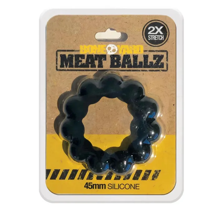 Boneyard Meat Ballz 45mm Silicone Cock Ring C1 Releasing Male Sex Toys