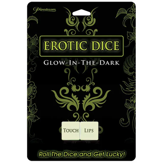 Dildos Pipedream Erotic Dice Glow In The Dark Pipedream Products