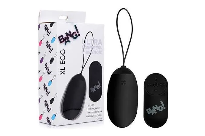 Female Sex Toys XR Brands Bang XL Rechargeable Egg with Wireless Remote