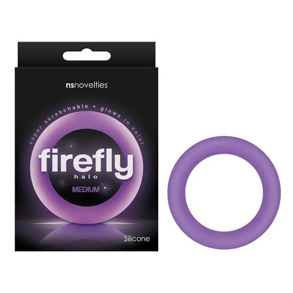 Firefly Halo Medium Cock Ring Purple NS Novelties Male Sex Toys