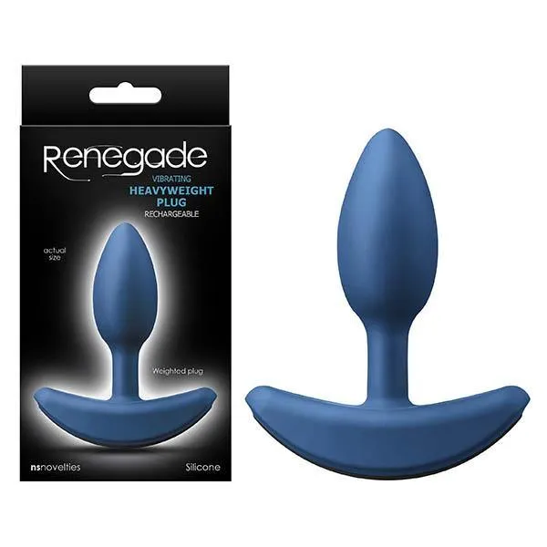 NS Novelties Anal Renegade Heavyweight Rechargeable Butt Plug