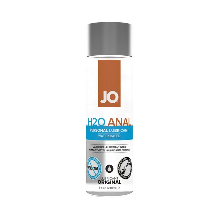 SYSTEM JO Anal JO H2O Anal Original Lubricant WaterBased 8 fl oz 240 ml