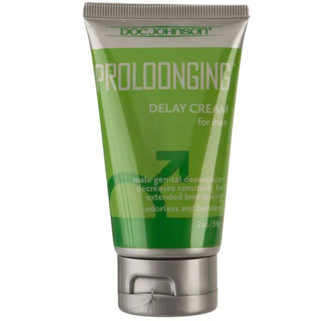 Vibrators Doc Johnson Proloonging Creme 5oz Tube