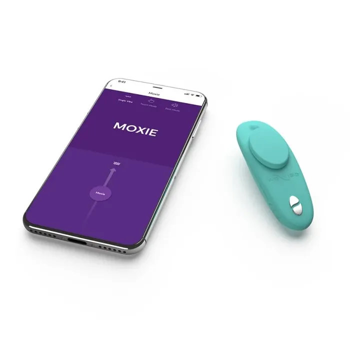 Vibrators WeVibe WeVibe Moxie App Controlled Wearable Clitoral Vibrator Aqua