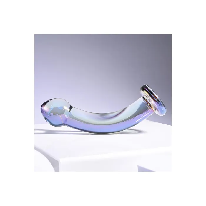 1Sexy Dildos Playboy Pleasure Jewels King Curved Glass Dildo