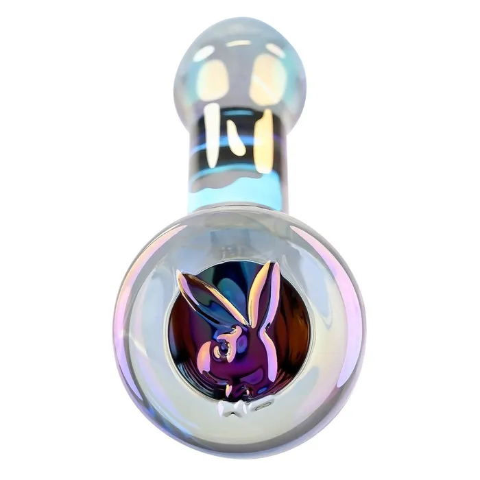 1Sexy Dildos Playboy Pleasure Jewels King Curved Glass Dildo