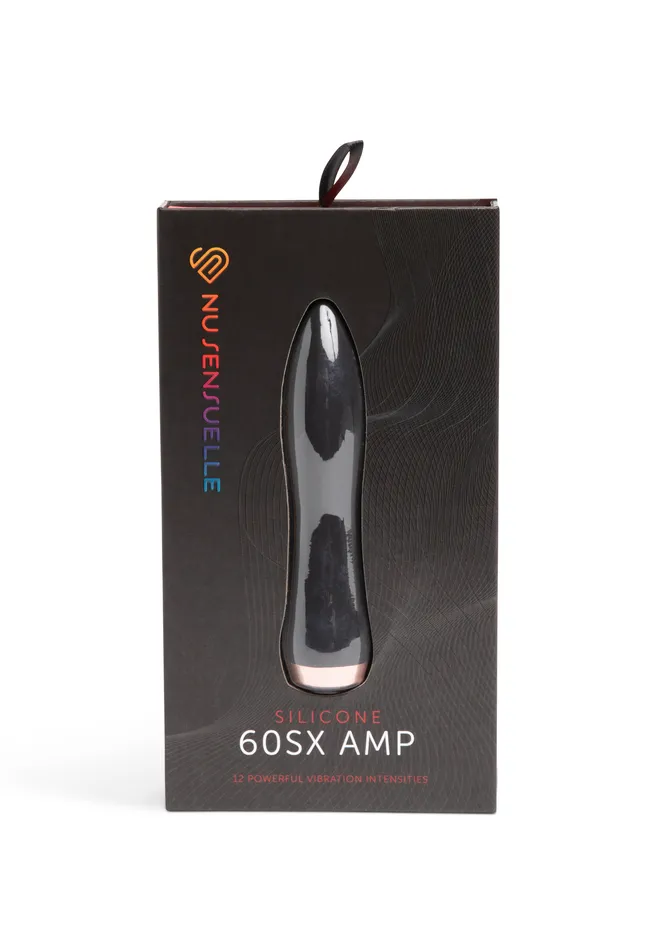 60SX AMP SILICONE BULLET BLACK Nu Sensuelle Anal