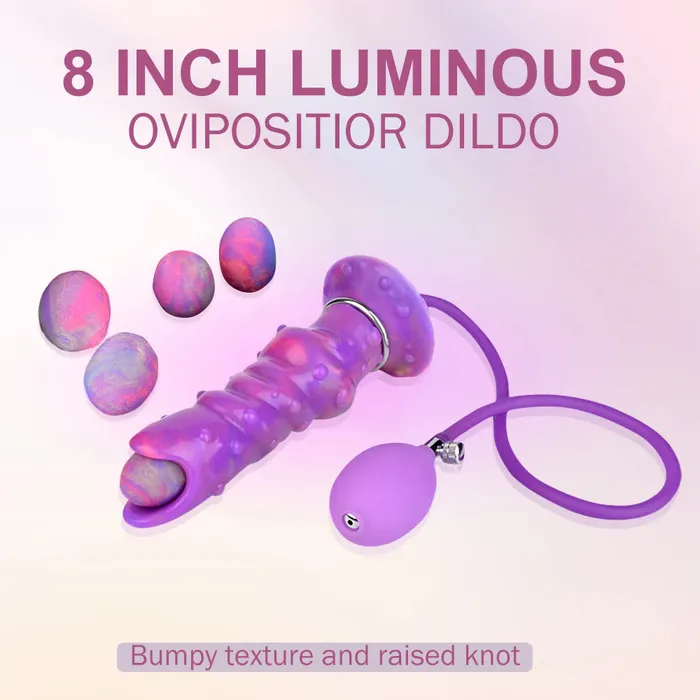 8 inch Ovipositor Dildo with Knot mysite Anal