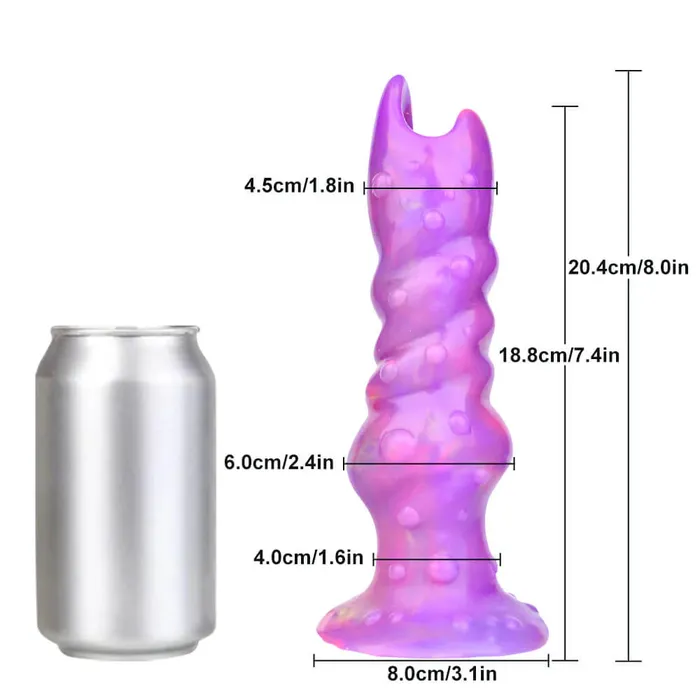 8 inch Ovipositor Dildo with Knot mysite Anal