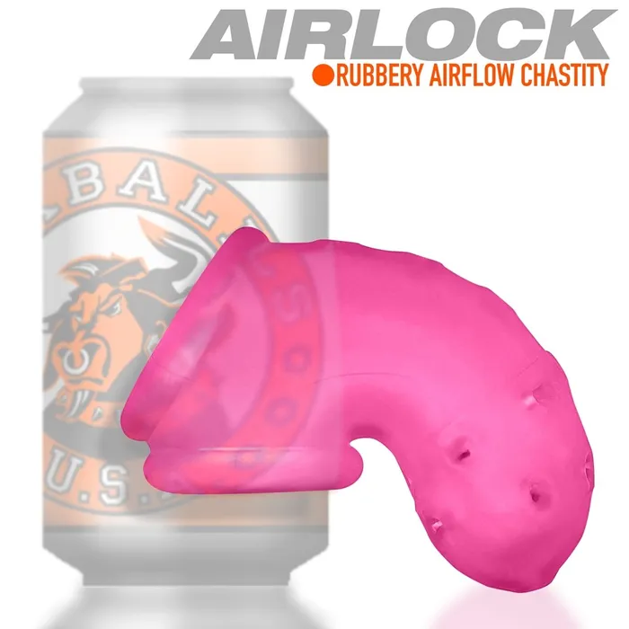 AIRLOCK airlite vented chastity PINK ICE OXBALLS Vibrators