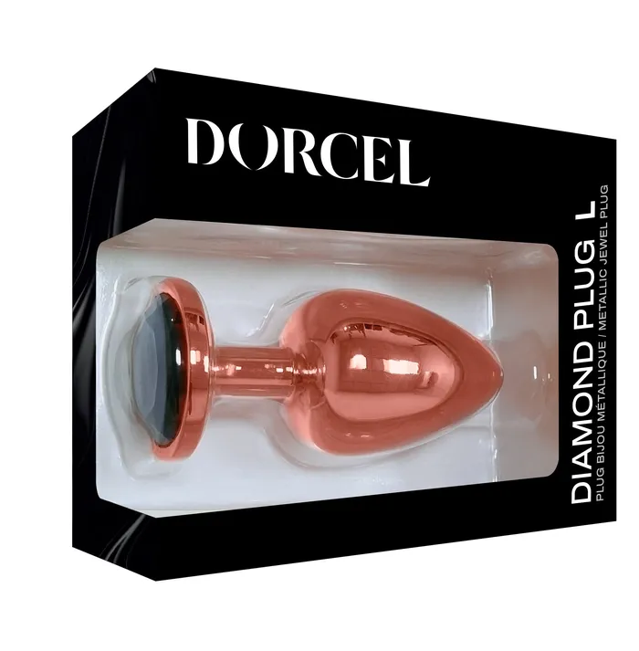 Anal Diamond Plug Rose Gold Large Dorcel