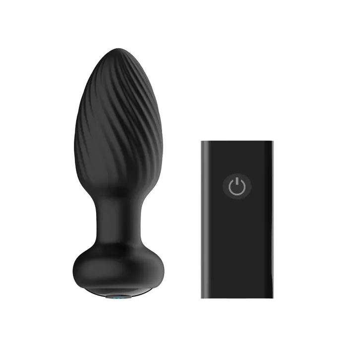 Anal Nexus TORNADO Remote Control Rotating Butt Plug Medium Black