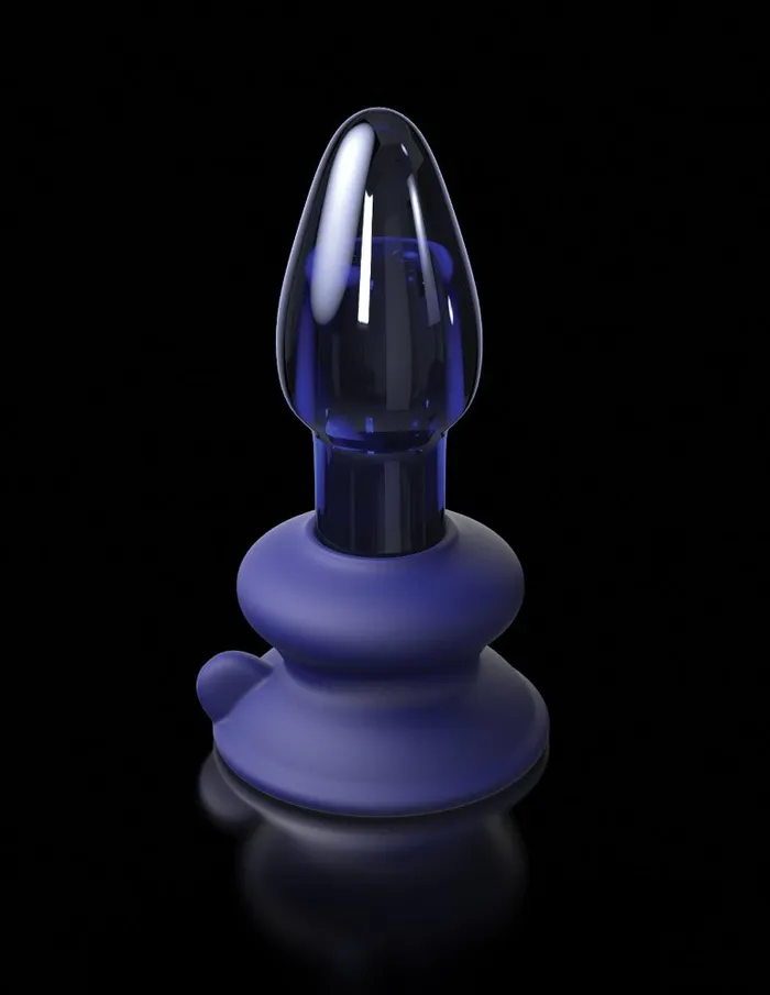 Anal PipeDream Icicles No85 Vibrating Glass Butt Plug