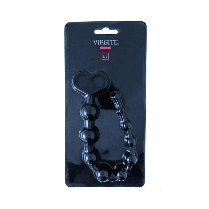 Anal Virgite Virgite E3 silicone anal rosary black