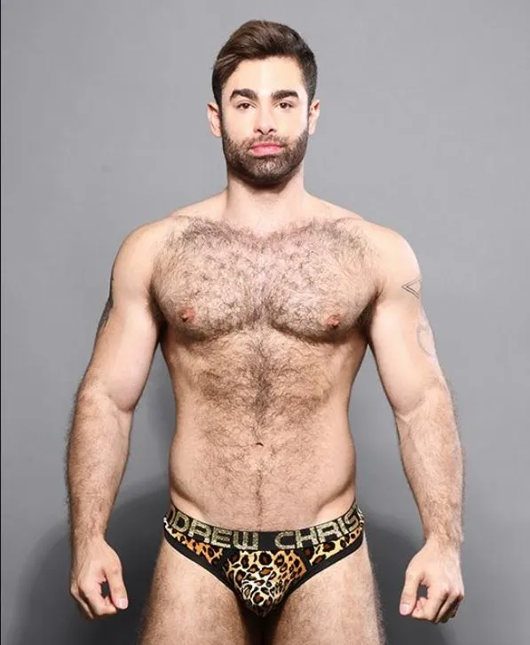 Andrew Christian Plush Leopard Gstring Extasy Vibrators