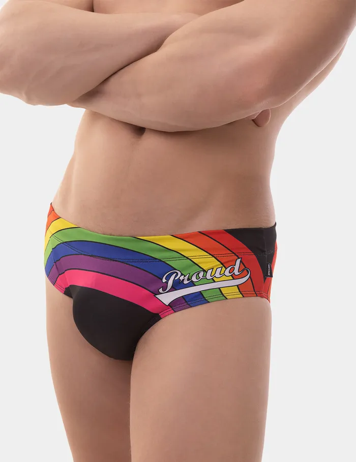 Barcode berlin Swim Brief Proud smlxl BlueBlack BARCODE BERLIN Anal