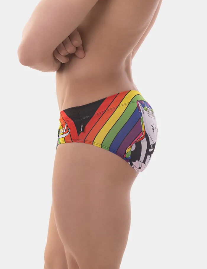 Barcode berlin Swim Brief Proud smlxl BlueBlack BARCODE BERLIN Anal