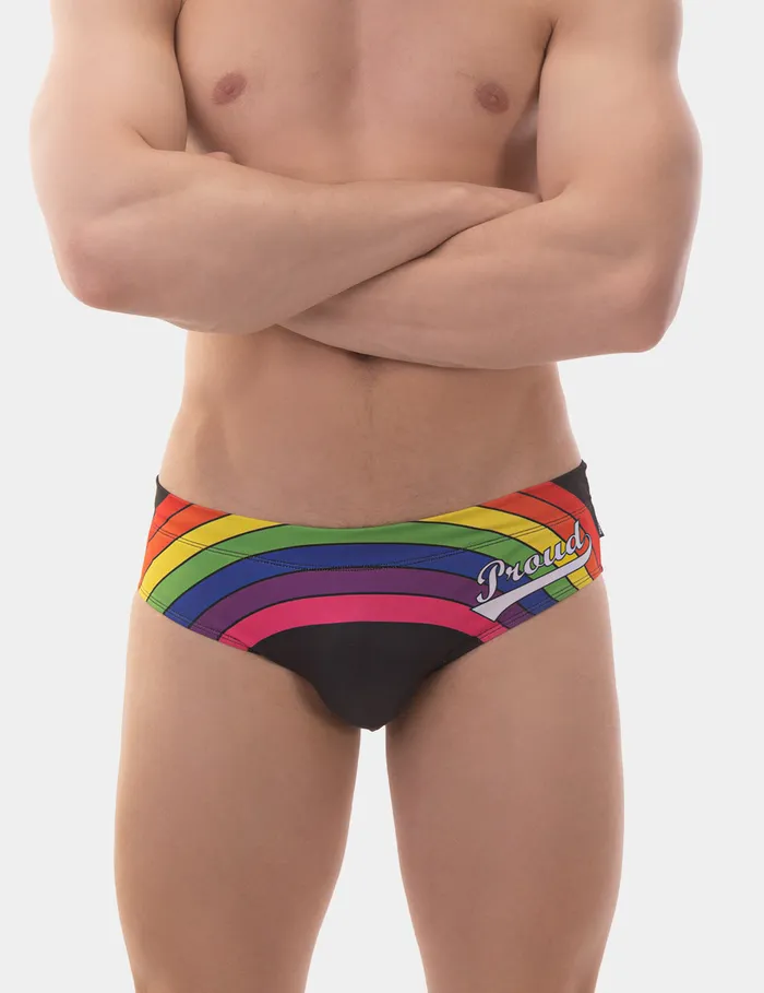 Barcode berlin Swim Brief Proud smlxl BlueBlack BARCODE BERLIN Anal