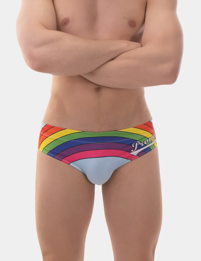 Barcode berlin Swim Brief Proud smlxl BlueBlack BARCODE BERLIN Anal