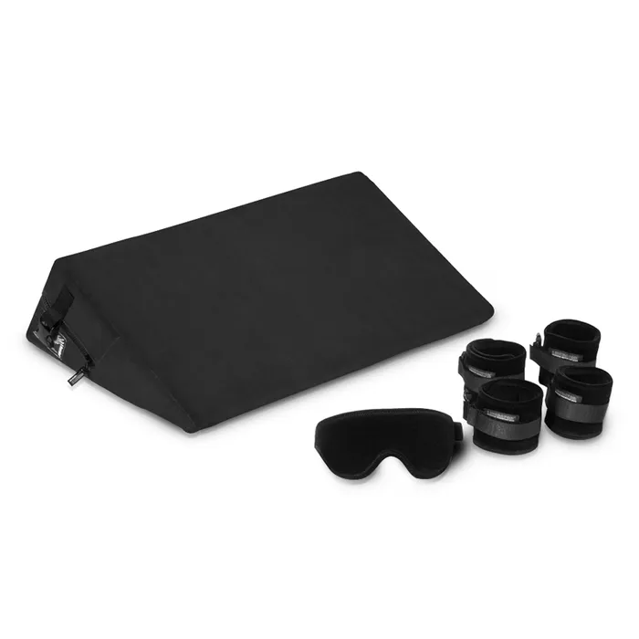 Black Label Wedge Male Packaging WCuffs Black Liberator Anal