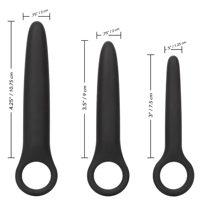 Boundless Silicone Vaginal Dilators Set of 3 California Exotic Novelties Anal