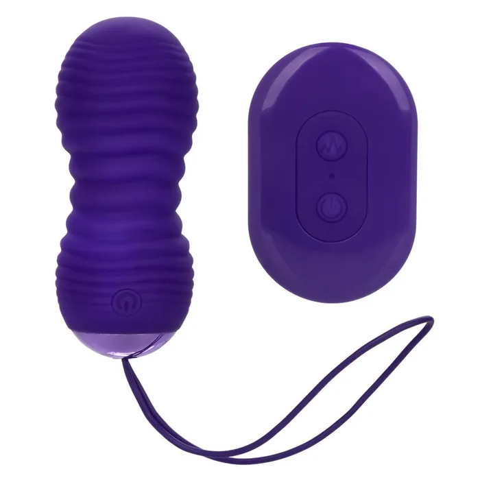 California Exotic Female Sex Toys Slay ThrustMe Remote Control Ribbed Bullet