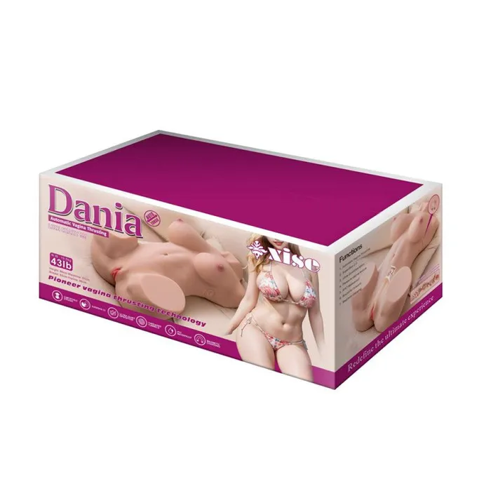 Dania Large Vibrating Body Masturbator Shequ Male Sex Toys