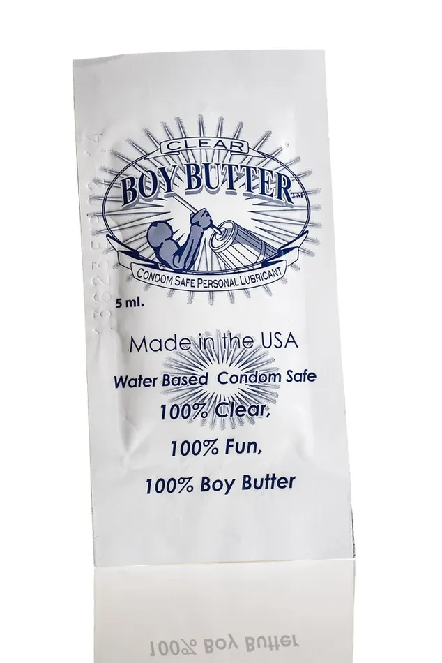 Dildos Boy Butter Clear Formula Single Use Packet