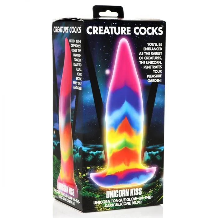 Dildos Creature Cocks Creature Cock Unicorn Kiss GlowintheDark Tongue Dildo