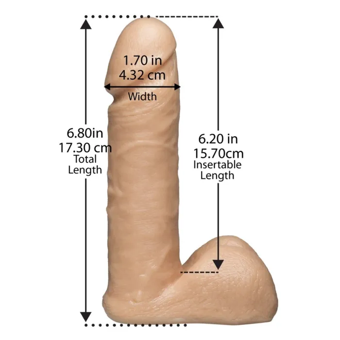 Dildos Doc Johnson VacULock 6 Realistic Cock Attachment