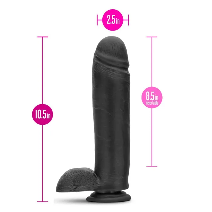 Dildos Huge Double Layer Realistic Cyber Skin Dildo Black Blush