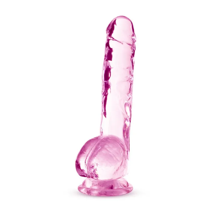 Dildos Naturally Yours 8 Clear Pink Jelly Dildo Blush